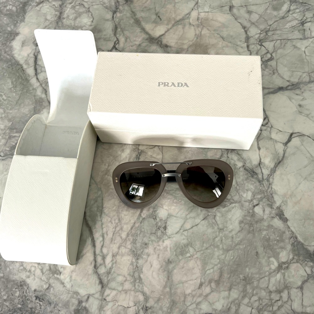 Prada Oversized Aviator Sunglasses (model SPR 28R)